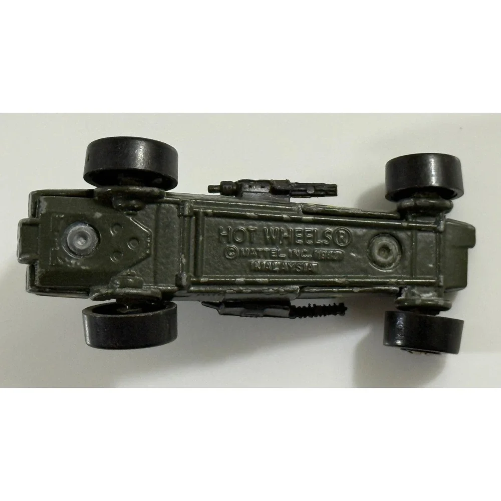 Hot Wheels Enforcer Diecast Kids 1:64 Green Camo Military Assault Buggy 1987
